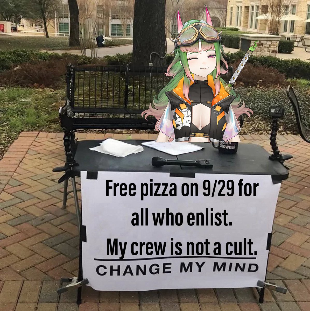 Hiatus over? Anniversary party on? …not a cult just perks of being in the crew 😈 🖤 Enlist today would hate to have to send people grab yo- persuade you.