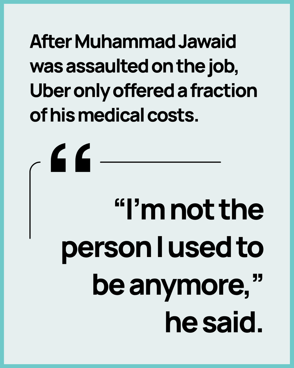 gig_chicago's tweet photo. When Muhammad Jawaid, a Chicago rideshare driver, was assaulted by two riders this spring, he didn't qualify for workers' compensation despite his injuries. Read more about how we're pushing back against rideshare companies in @capitalandmain. https://t.co/b8MXblPGOG https://t.co/HuAfmYkY8z