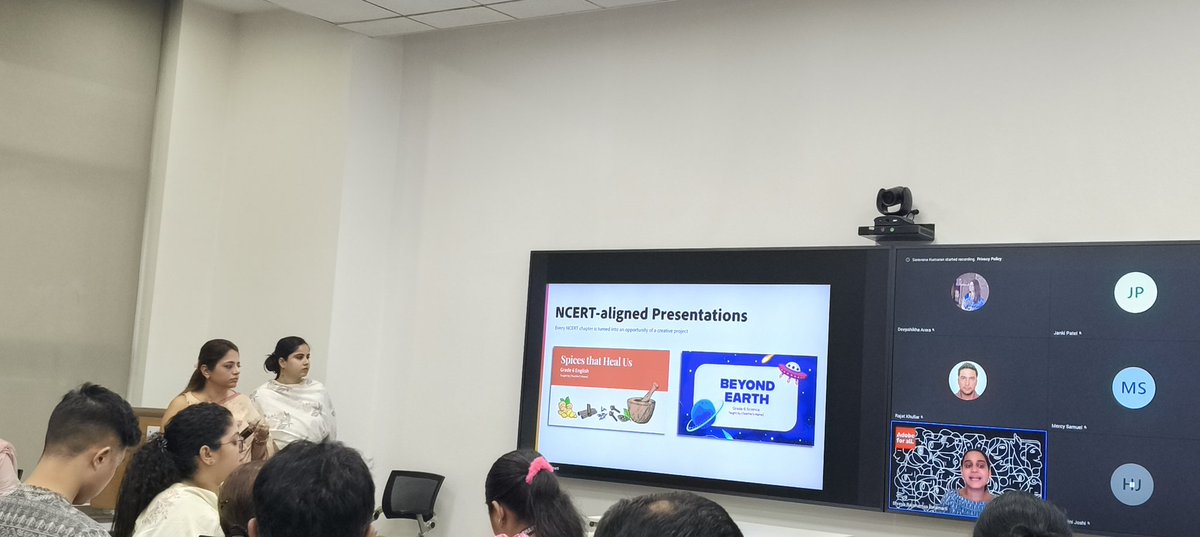 Deepti Chopra (@deeptichopra7) on Twitter photo Attended workshop on Curriculum-aligned Resource Development & Insight Gathering by Adobe Express for Education 🌟
It was a valuable learning to bring more creativity into classrooms.
Grateful to my mentors for this opportunity <a href="/ashokkp/">Ashok Pandey</a>
<a href="/y_sanjay/">Sanjay Yadav</a> <a href="/pntduggal/">PUNEET DUGGAL</a> <a href="/sunandask21/">Sunanda S. Kumar</a> Attended workshop on Curriculum-aligned Resource Development & Insight Gathering by Adobe Express for Education 🌟
It was a valuable learning to bring more creativity into classrooms.
Grateful to my mentors for this opportunity <a href="/ashokkp/">Ashok Pandey</a>
<a href="/y_sanjay/">Sanjay Yadav</a> <a href="/pntduggal/">PUNEET DUGGAL</a> <a href="/sunandask21/">Sunanda S. Kumar</a>