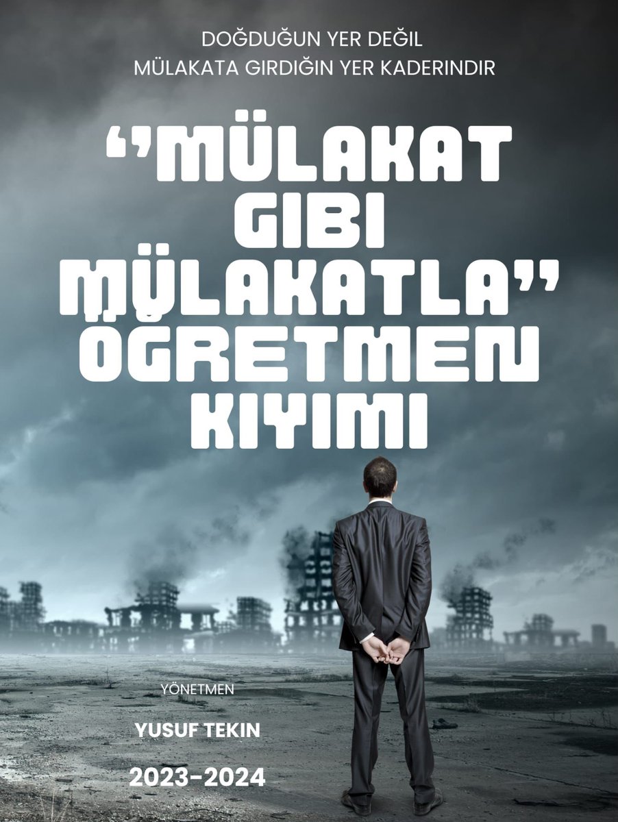 Biz bize düşeni alanlarımızda derece yaparak ispatladık. 
Sayın <a href="/tcmeb/">Millî Eğitim Bakanlığı</a> <a href="/Yusuf__Tekin/">Yusuf Tekin</a> sizler size düşen adaleti sağlayabildiniz mi ?<a href="/cftcblnt/">Bülent ÇİFTCİ</a> <a href="/tcmeb/">Millî Eğitim Bakanlığı</a> <a href="/yilmaznazif/">Nazif Yılmaz</a> <a href="/tcbestepe/">T.C. Cumhurbaşkanlığı</a> <a href="/akpartiistanbul/">AK Parti İstanbul</a> <a href="/akpartibrs/">AK Parti Bursa</a> <a href="/RTErdogan/">Recep Tayyip Erdoğan</a> <a href="/AvOzlemZengin/">Av. Özlem Zengin 🇹🇷</a> #SınavıKazandıkMülakattaElendik
