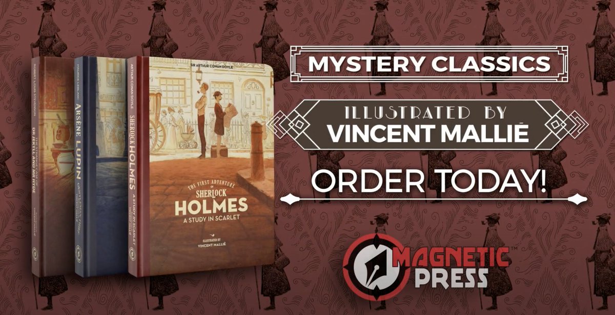 We've started shipping Mystery Classics by <a href="/MagneticPress/">Magnetic Press</a> 🎉📦