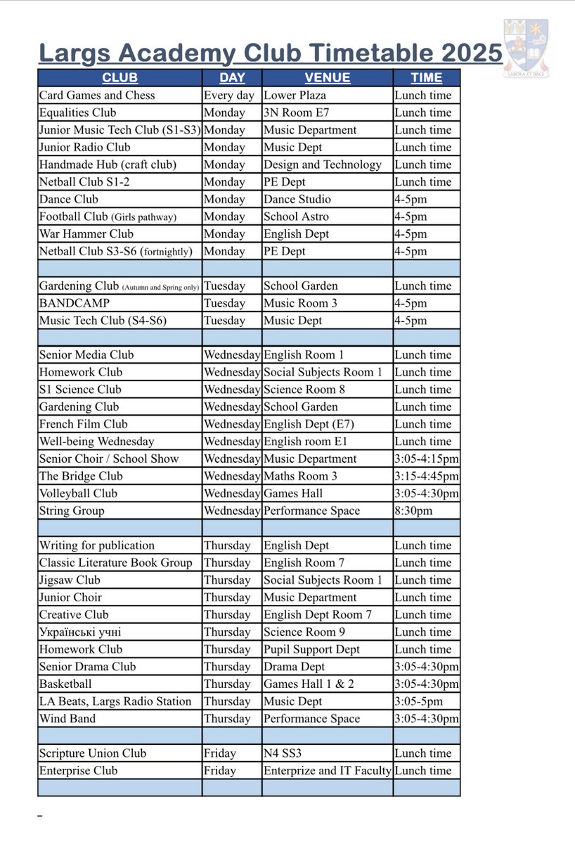 Largs Academy tweet media