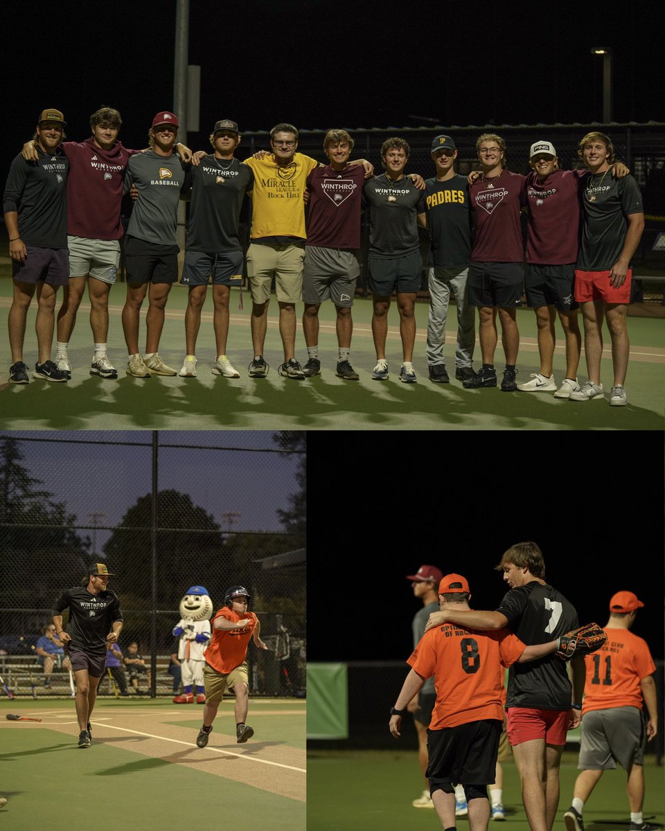 WinthropBSB's tweet photo. We had a great time hanging out with our friends over at Miracle Park last night. Thank you for letting us join in on the fun! 

#ROCKtheHILL https://t.co/L17ikBI281