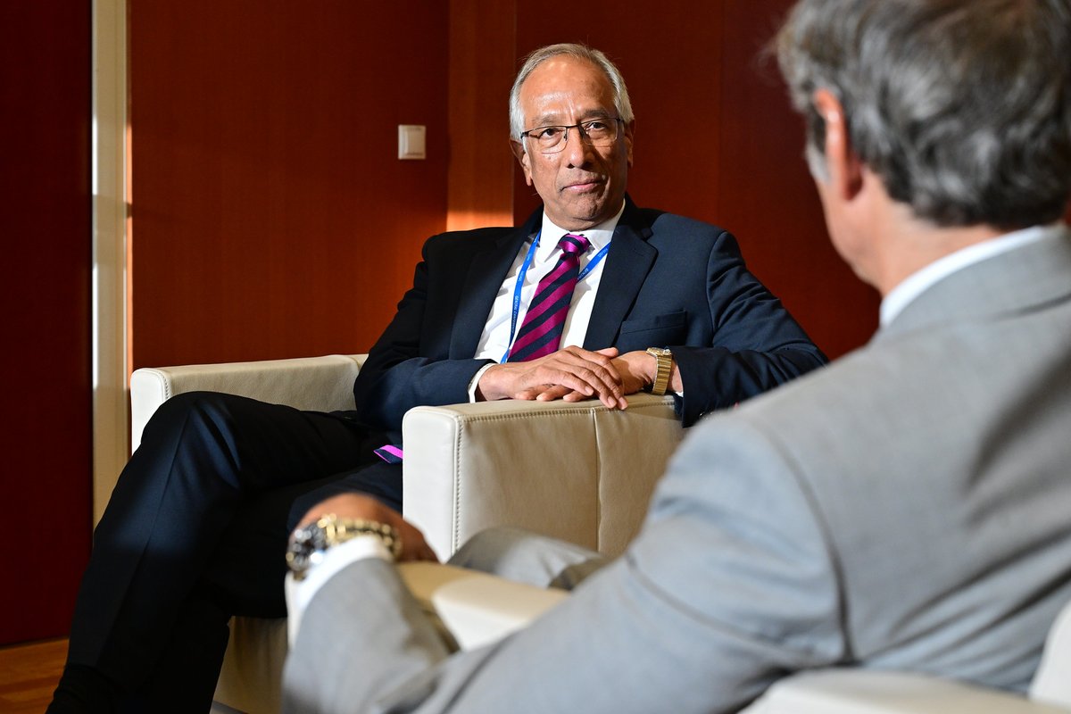 From expanding access to cancer care through #RaysOfHope to promoting nuclear energy for development, <a href="/IAEAorg/">IAEA - International Atomic Energy Agency ⚛️</a> stands ready to support <a href="/OIC_OCI/">OIC</a>'s 57 member states.
Met <a href="/khokheraftab/">Aftab Ahmad Khokher</a> at #IAEAGC to build on our growing cooperation.