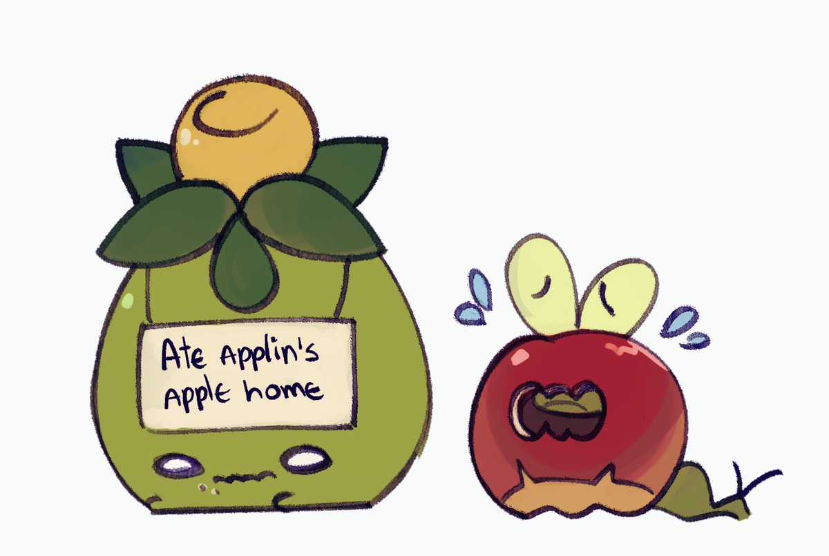 applin's life is a hard one 🍎