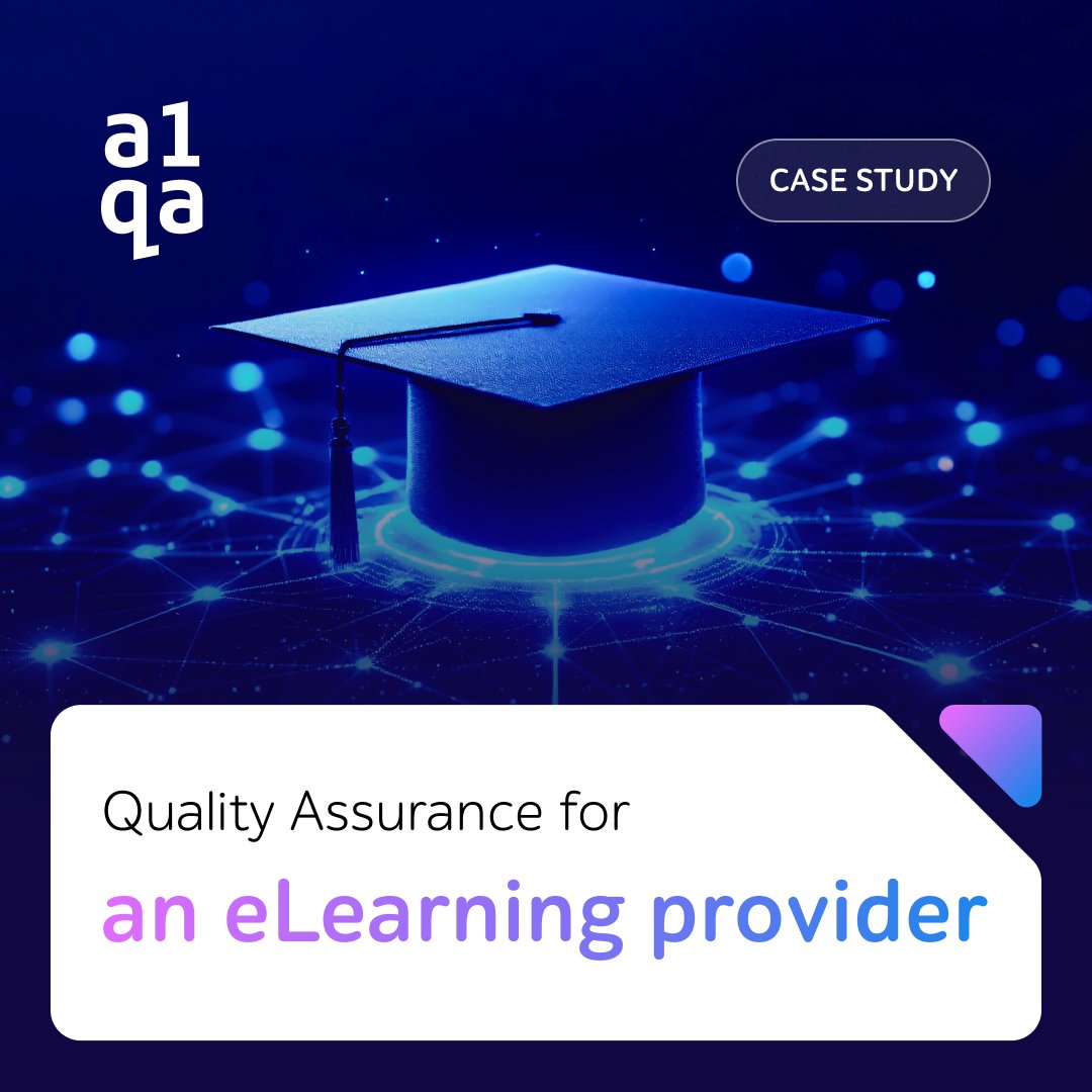 A1QA_testing's tweet image. a1qa built QA from scratch for 20+ eLearning tools. 5x faster testing. Better quality. Real results. Read the story: hubs.ly/Q03JZYfh0 #QA #a1qa #Testing