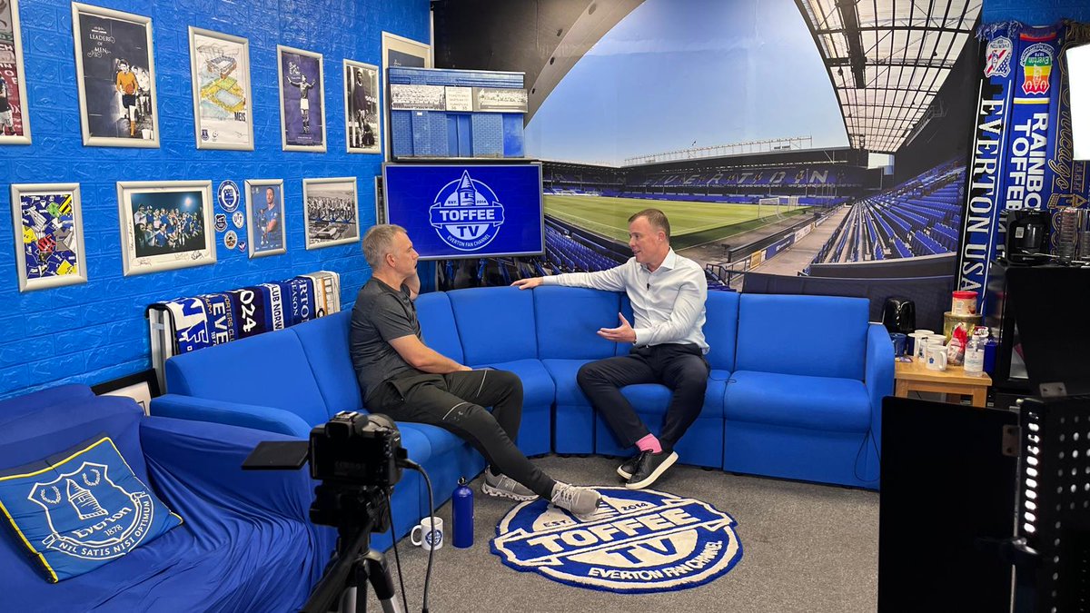 Our exclusive interview with Everton CEO Angus Kinnear will be out on Youtube tomorrow at 10am. youtu.be/wpYNGP9PhLA