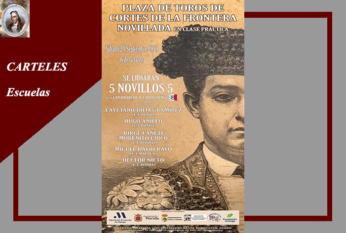 #Actualidad #Temporada25 #NoticiasEscuelas 
👉escuelastaurinasandaluzas.com

✍️La Escuela Taurina de Ronda anuncia una novillada en Cortes de la Frontera 

➡️escuelastaurinasandaluzas.com/2025/09/18/la-…