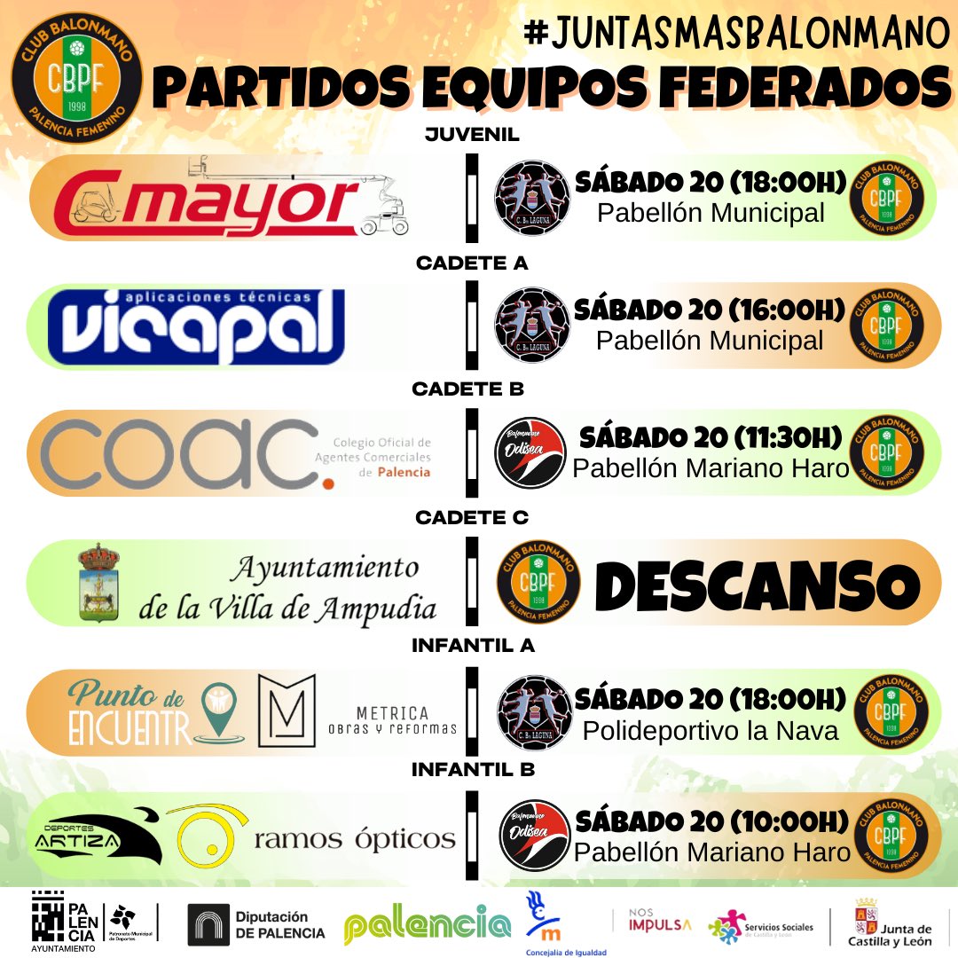 🤾‍♀️ CANTERA | Partidos de nuestras chicas en este comienzo de liga 💪🏽
#JuntasMásBalonmano