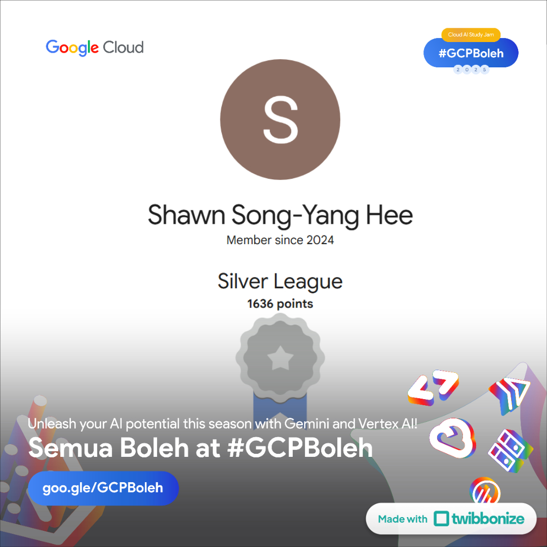 shawnhee05's tweet image. #GCPBoleh