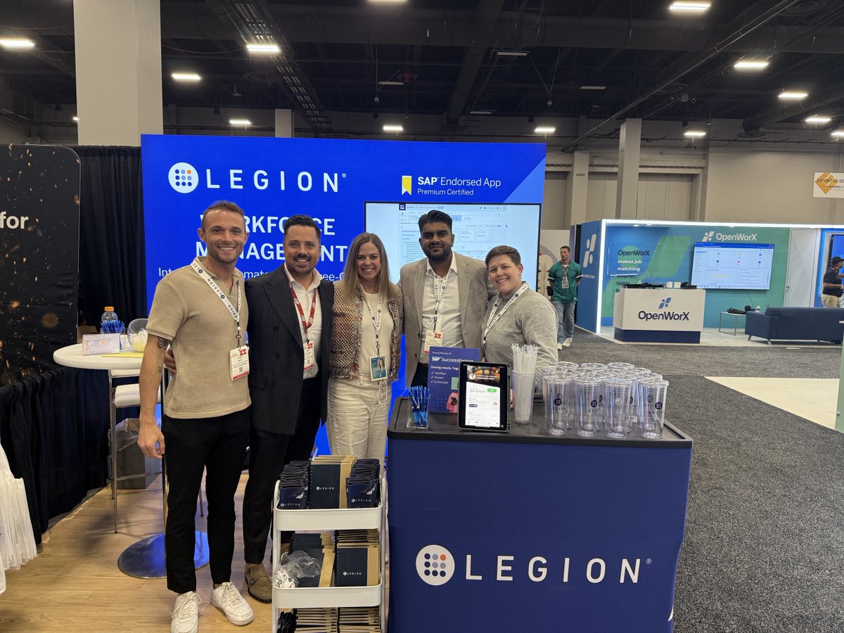 It's the final day of HR Tech! 🎉  

Make sure you swing by booth #2009 to connect with our team and see a live demo from our WFM experts. 

Let’s close out the event with a great conversation about how to transform and empower the hourly workforce. We'd love to meet you!