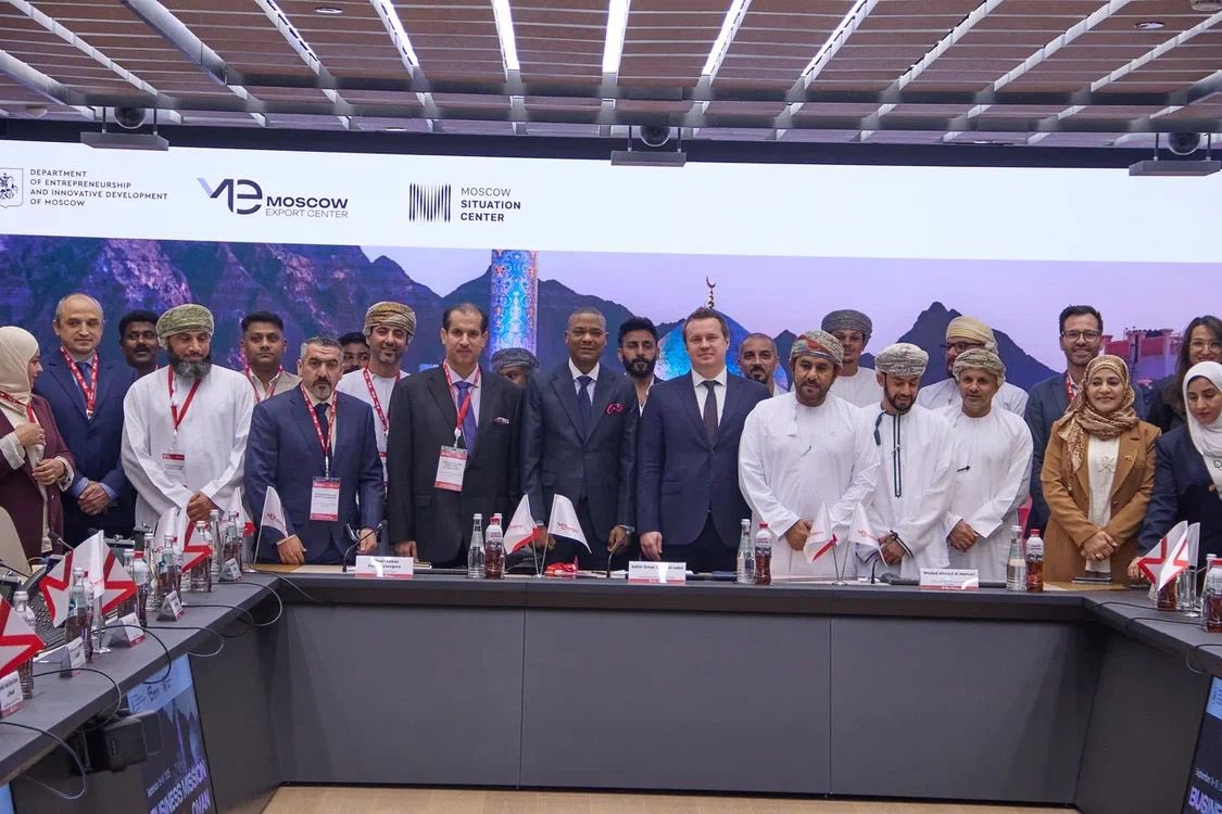 OmanChamber's tweet photo. Oman Chamber of Commerce and Industry (OCCI) delegation took part in the ‘Omani-Russian’ Business Forum in the Russian Federation, organised by the Moscow International Business Centre. The forum discussed opportunities to strengthen trade and investment cooperation and reach new heights between the private sectors of the two friendly countries.

The delegation was headed by Eng. Ibrahim bin Abdullah Al Hosni, Board Member at the OCCI and Chairman of the Digital Economy at OCCI, with the participation of several business leaders from various economic sectors, including financial technology, mining, oil and gas, cybersecurity and logistics services.