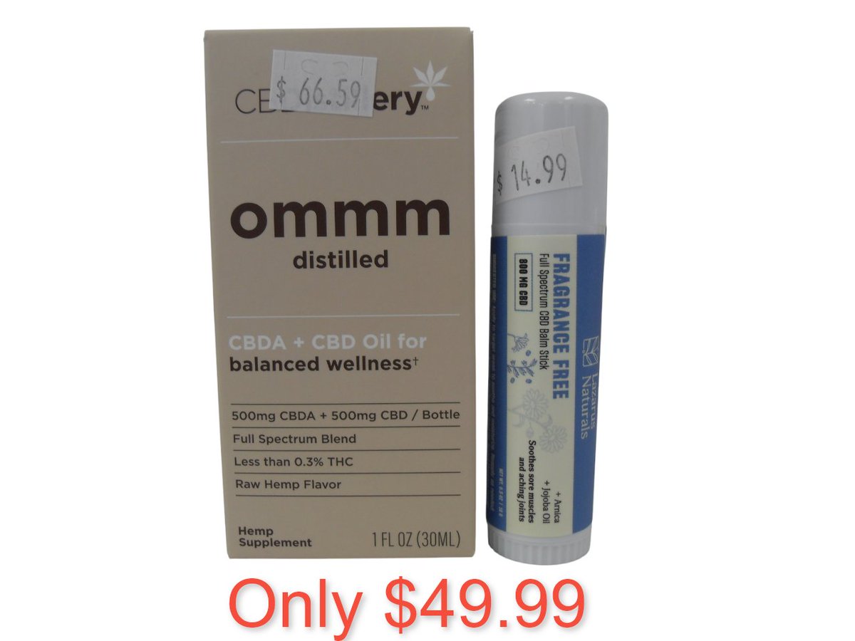 CBDHealthBoutiq's tweet photo. 🔥SPECIAL! SPECIAL! SPECIAL! 🔥
🌿 Fight Pain & Inflammation Naturally with CBD 🌿

Using CBD both topically and internally gives you the best of both worlds:
✨ Topical CBD targets sore muscles, stiff joints, and localized discomfort right where you need it.
✨ Internal CBD works from the inside out, helping reduce inflammation, support relaxation, and promote long-lasting balance.

Together, they create a powerful synergy for maximum relief. 💪

🔥 Special CBD Relief Bundle 🔥
💚 Lazarus Naturals Pain Relief Balm Stick
💚 CBDistillery 1000mg CBDa/CBD Full Spectrum Oil
Reg: $81.58 | SALE: $49.99 🎉
👉 And if you pay cash, get an additional 10% OFF!

Serving our neighbors in Deerfield Beach, Pompano Beach, Lighthouse Point, Coconut Creek, and Boca Raton 💚

#CBDRelief #NaturalHealing #PainRelief #CBDWellness #DeerfieldBeach #PompanoBeach #BocaRaton #LighthousePoint #CoconutCreek #CBDHealth
