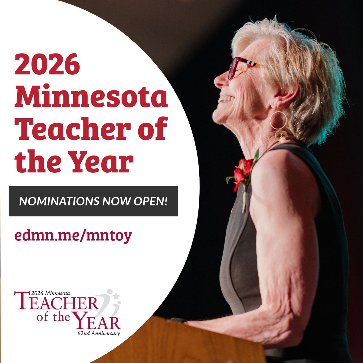 EducationMN's tweet photo. Teachers make all professions possible.
Take a minute to nominate one (or more!) for 2026 Minnesota Teacher of the Year today: https://t.co/UgyIMkLb0C #mntoy https://t.co/PzQFA0Kip4
