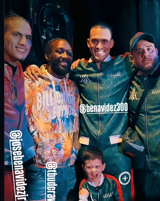 David Benavidez posted this picture on IG.

Are we going to see Bud Crawford vs. David Benavidez at 168 pounds? 👀