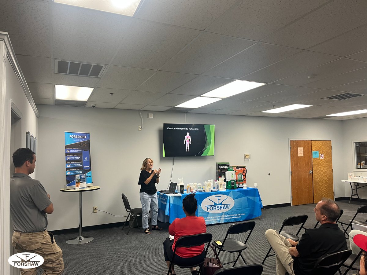 Forshaw_Inc's tweet image. Today’s Fall training at our Kennesaw Branch featured Julie Fogg with 2 hours of HPC. 🌟 Thank you to all who joined us, and we look forward to seeing everyone next month for WDO training as our series continues!

#FORSHAW #KennesawTrainings #PMP #PestManagement #PestControl