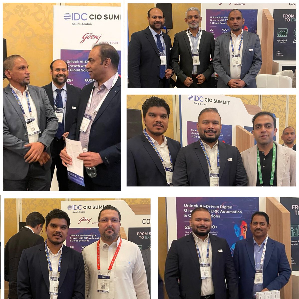 GodrejInfotech's tweet image. Godrej Infotech wraps up Day 1 at #IDCCIOSummit! Inspiring convos with CIOs & industry leaders. Day 2 here we come! #CIOsummit #DigitalFuture