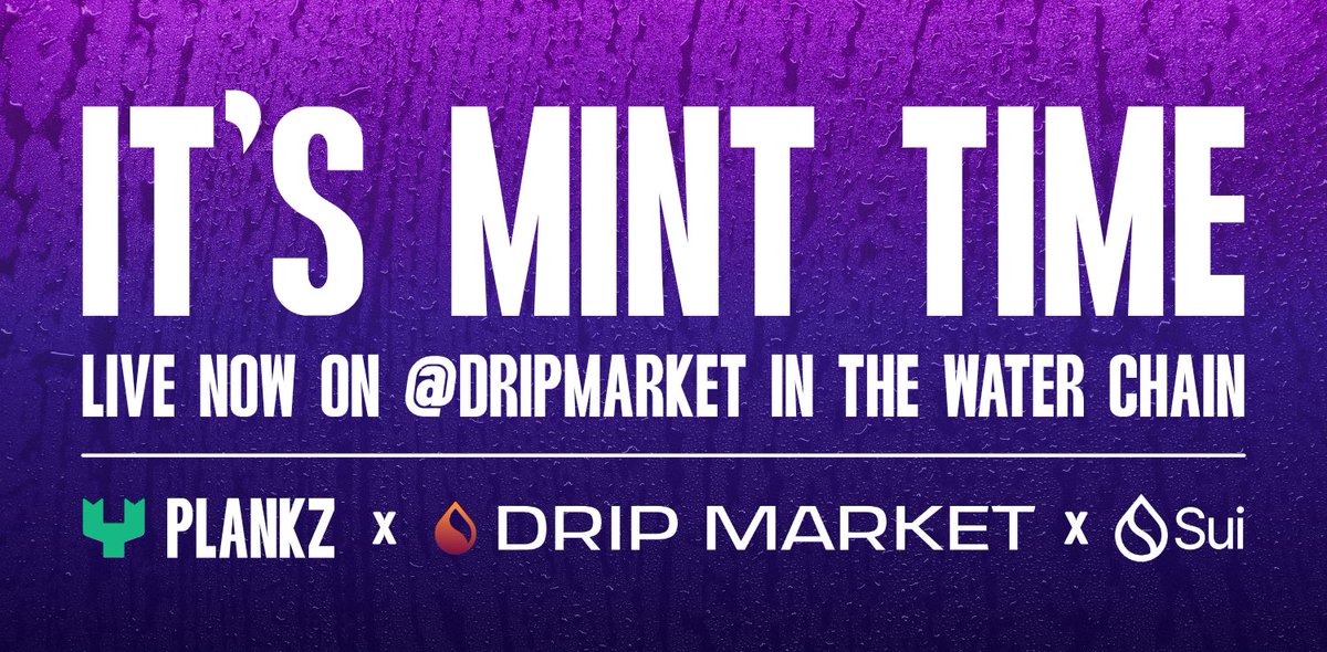After all this time, MAINz Day has arrived.

ONLY MINT LINK: plankz.drip.market 👈🏻

BE THE MAINz🌱🫂 GRACIAS <a href="/SuiNetwork/">Sui</a> 💧