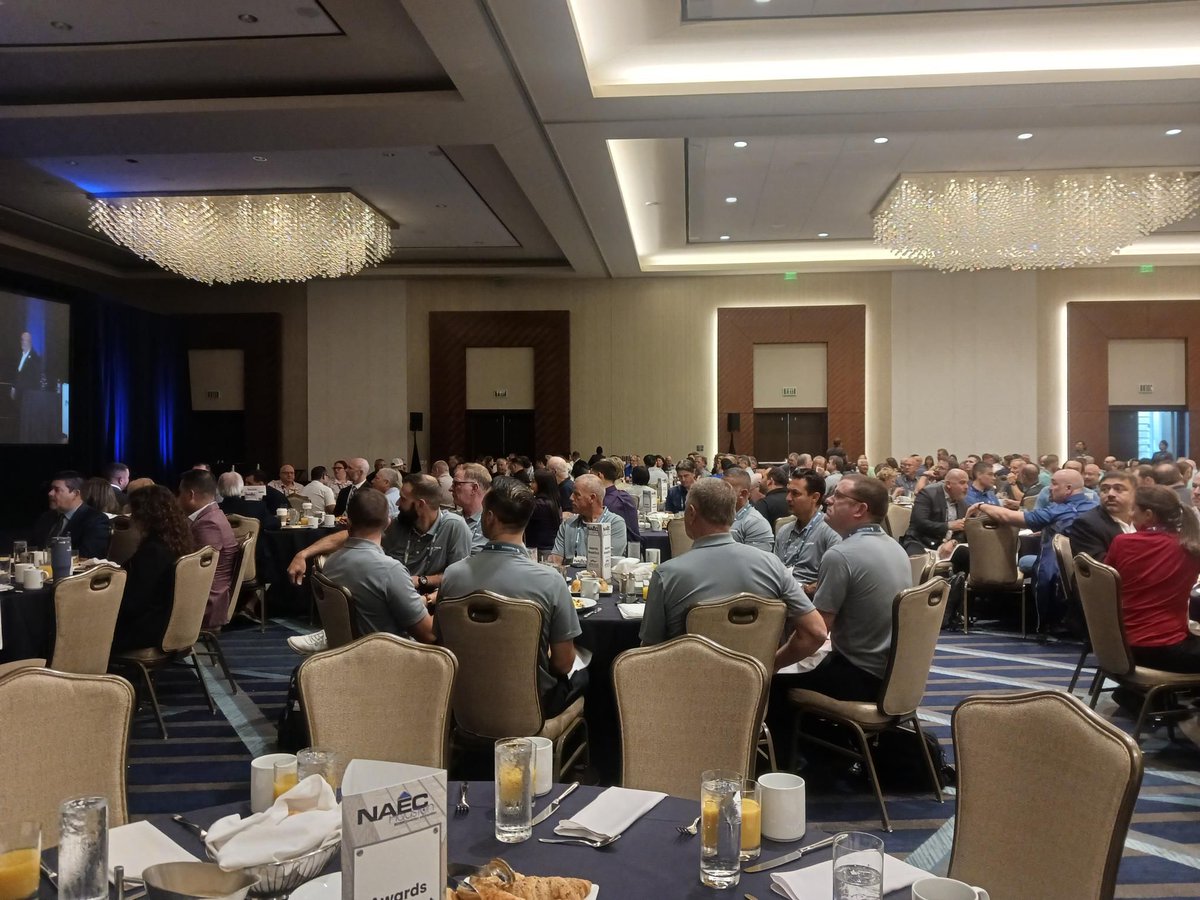 ElevatorWorld's tweet image. The final day of the #NAEC Convention and Expo got off to a bang with the Awards Breakfast followed by tradeshow at the George R. Brown Convention Center. It is great to catch up with old #elevator friends and meet new ones, not to mention check out all the new product offerings.