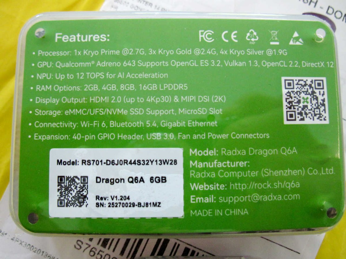 Received this in my mailbox today from <a href="/RadxaComputer/">Radxa</a>. Will test and review it after #KR2025. Thanks to the team!