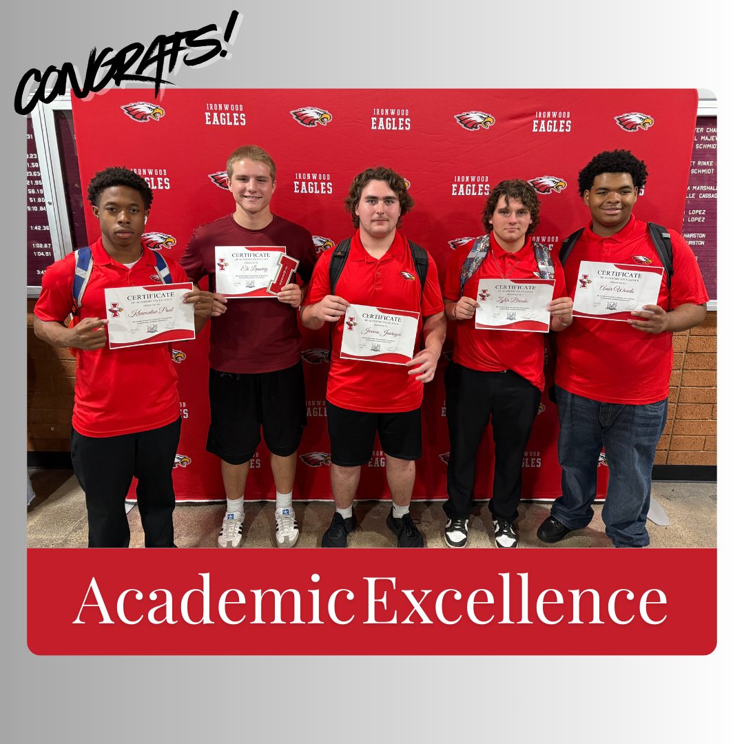 📚🏈 Student-Athlete Spotlight! 🏈📚

We’re proud to recognize our Eagles who earned a 3.8 GPA or higher! 🔥

These young men prove that success isn’t just measured on the field, but in the classroom too. Their hard work, discipline, and commitment are truly inspiring. 💯

Keep