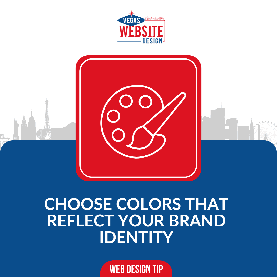 Choose colors that reflect your brand identity. A strong palette creates recognition and consistency across all touchpoints.

#WebDesignTips #BrandIdentity #BrandDesign #VegasWebsiteDesign