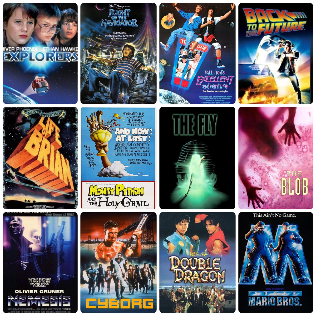 These are all the movies we’ve reviewed on the podcast so far. Which are your favourites? Any underrated hidden gems? Have a listen to what we thought. 🎧📼