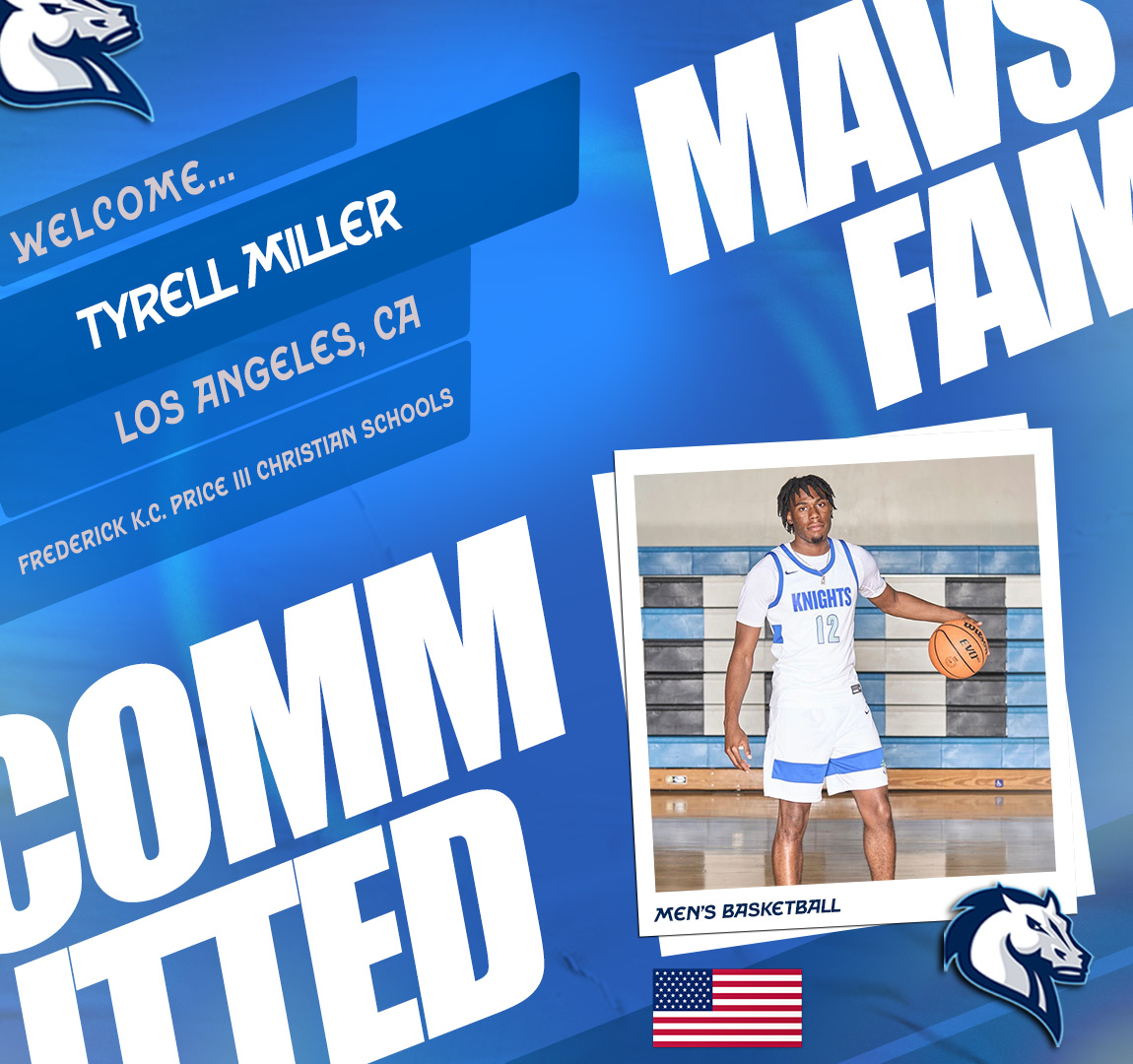 Today we welcome Tyrell Miller who joins <a href="/mercyumbb/">Mercy University Men's Basketball</a> from Frederick K.C. Price III Christian Schools!