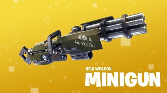 Hey <a href="/FortniteStatus/">Fortnite Status</a> the minigun in OG has been vaulted for a while now when it shouldn't be. Any updates on its return ?