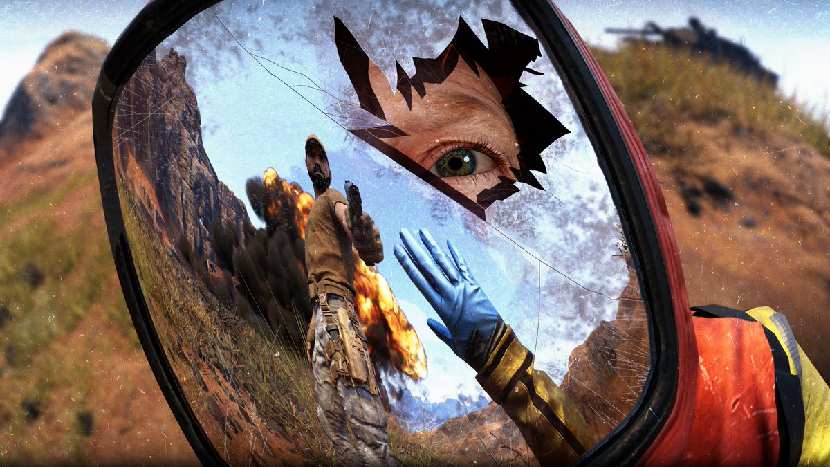 Through the shattered glass 👁️ Rust 3D thumbnail.
Feel free to use as long as you credit me! 🎨
Commissions open 🔥<a href="/playrust/">Rust</a> #3D
