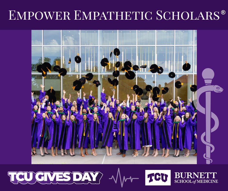 White Coat to Residency, every student is on a journey of resilience &amp; transformation. Class of 2026 is about to graduate &amp; 2029 has just begun. Together, they’re becoming the physicians our world needs.

TCU Gives Day: Oct. 7–8 bit.ly/3HTaMHt
#TCUGivesDay #BurnettMedTCU