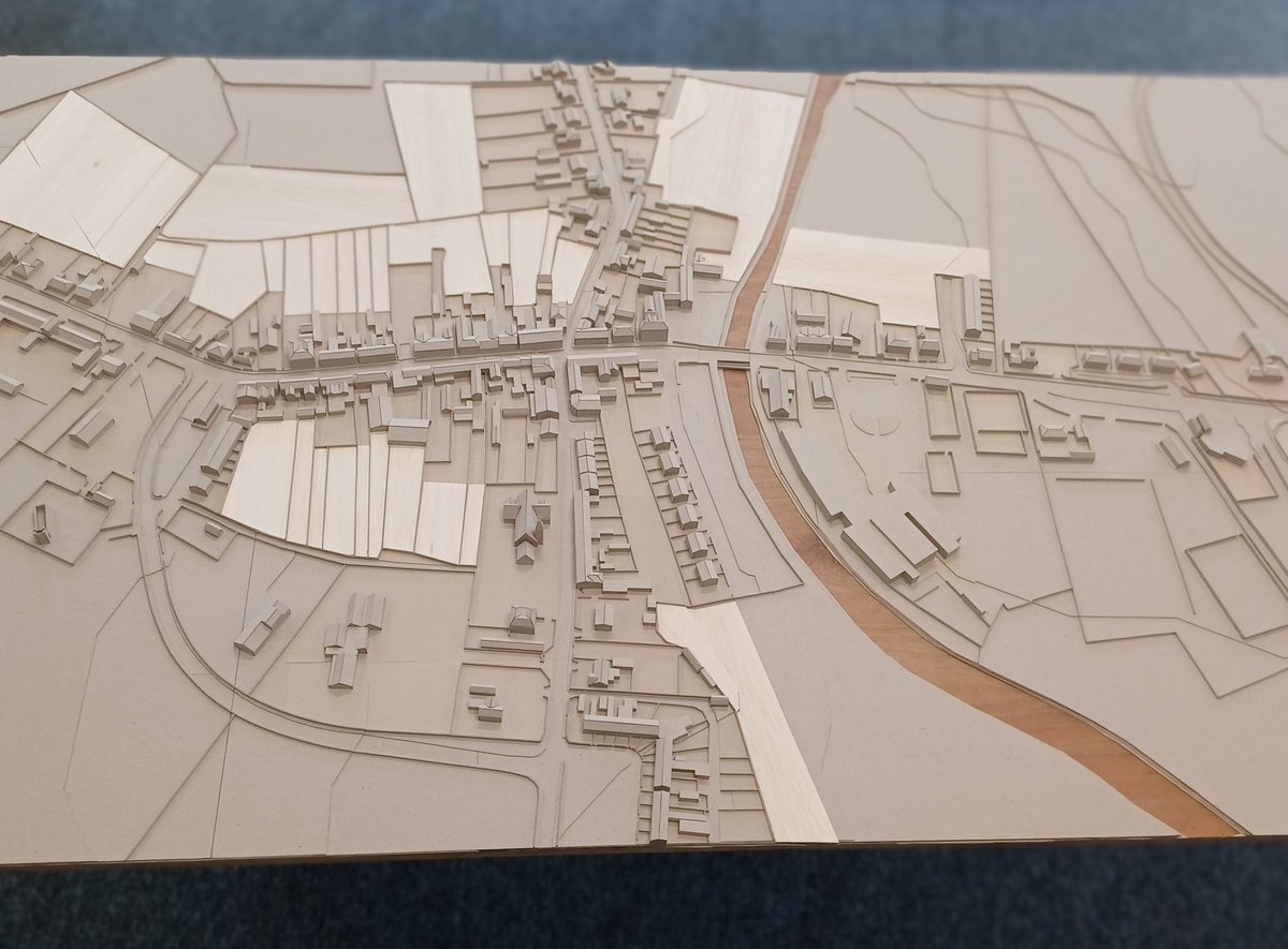 A Town Centre First Plan was presented to the local community in Gallen CS last week. Former student Kieran Guinan presented his 3D models of the town. He also consulted with primary &amp; Gallen CS students with Ms. Molloy-Roche for their impression of &amp; vision for the town.