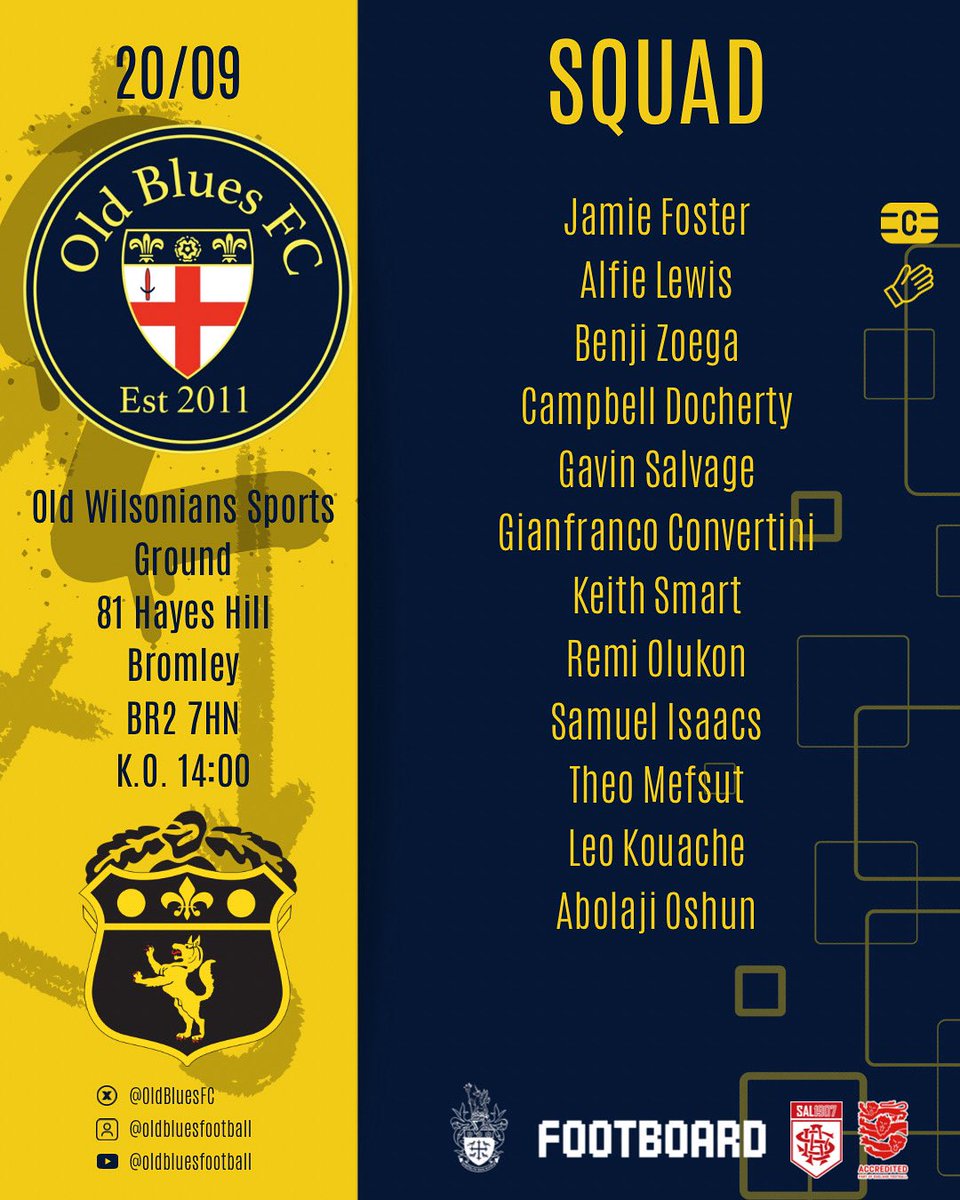 Old Blues FC tweet media