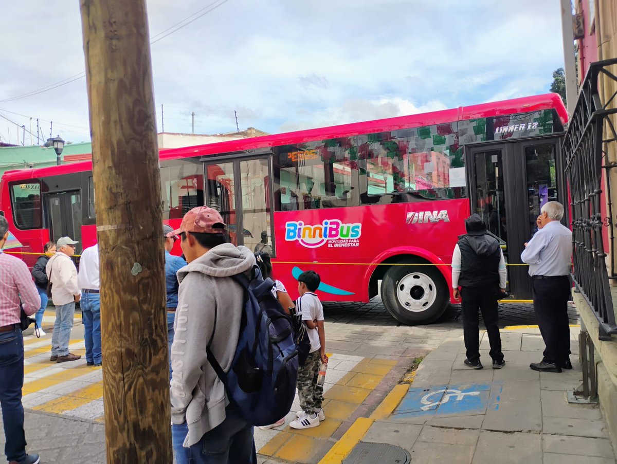 Para esto van a servir jijiji #BinniBus #CiudadBloqueo #Oaxaca <a href="/BinniBus_GobOax/">BinniBus Oaxaca</a>