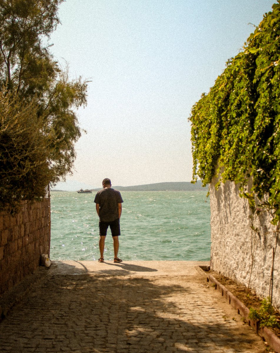 bir çıkmaz sokağa girmişsin,
denize çıkan