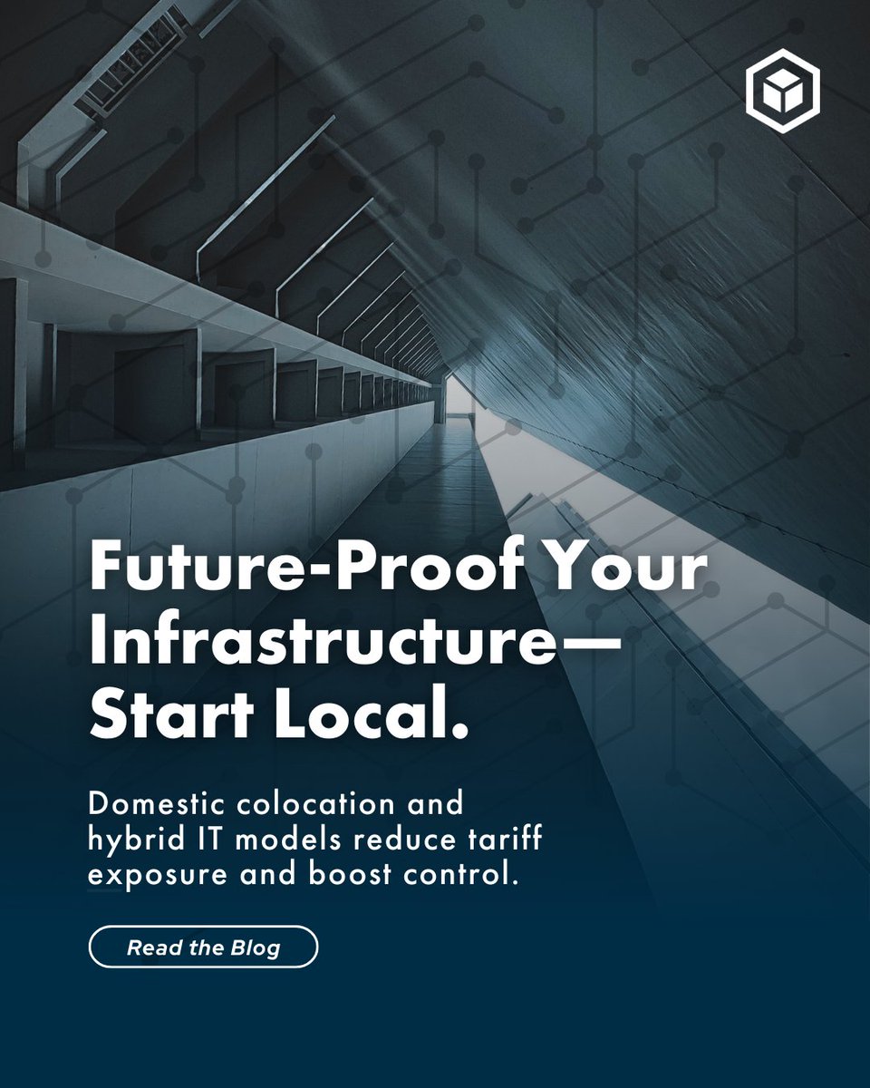 Tariffs and trade policy aren’t just headlines — they’re reshaping IT. If your infrastructure strategy ignores tariffs, supply chain risks, &amp; capacity limits, your business is exposed. See why hybrid IT &amp; colocation are must-haves: bit.ly/469sOP0