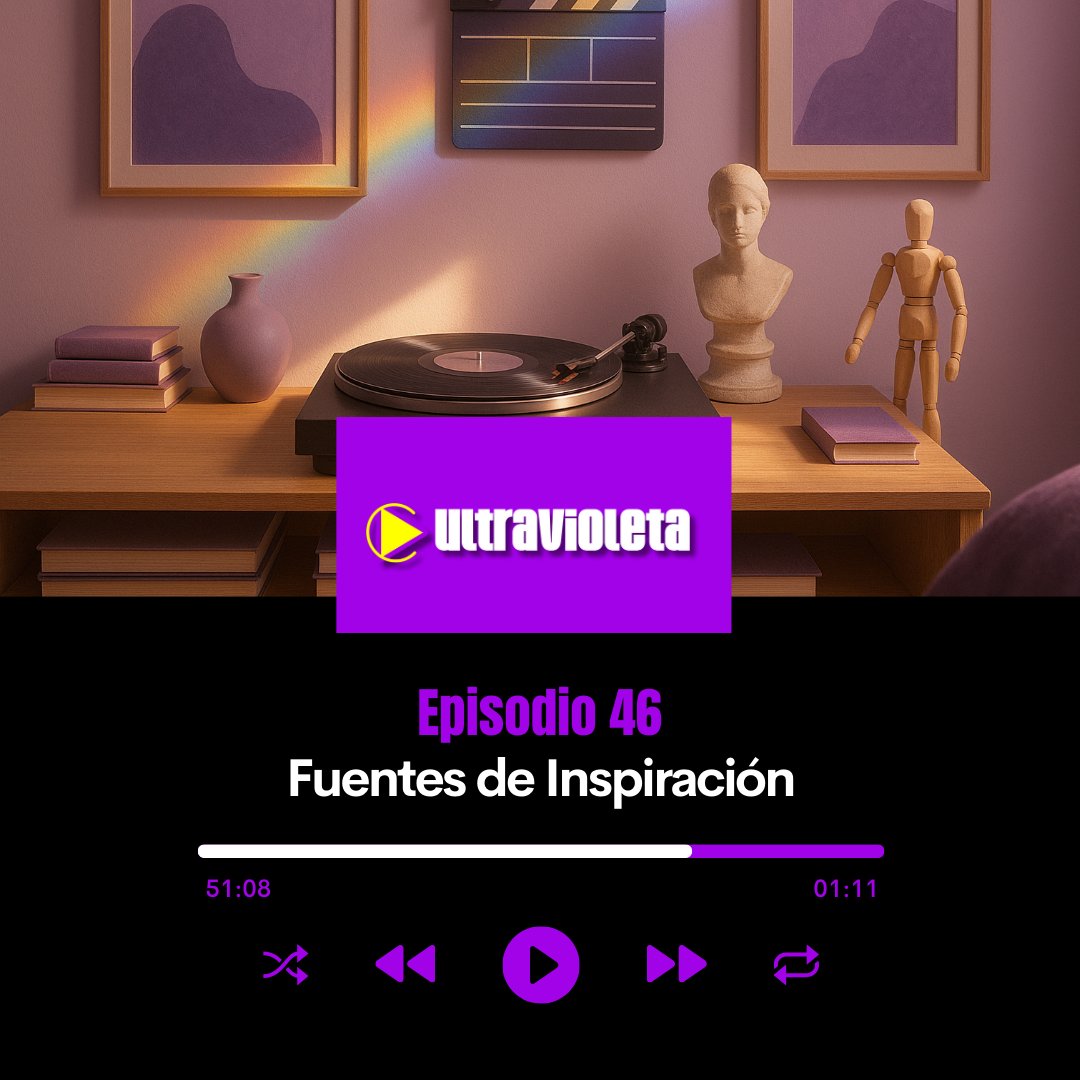 Todxs tenemos personas, películas, música que nos inspiran... ¿Cuáles son tus fuentes de inspiración?

En el nuevo Ultravioleta <a href="/ItzelNoguezM/">Itzel Noguez</a> nos cuenta sobre las suyas.

9 PM aquí 👇⬇️
radio-fantasma-mx.mixlr.com/events/4540236