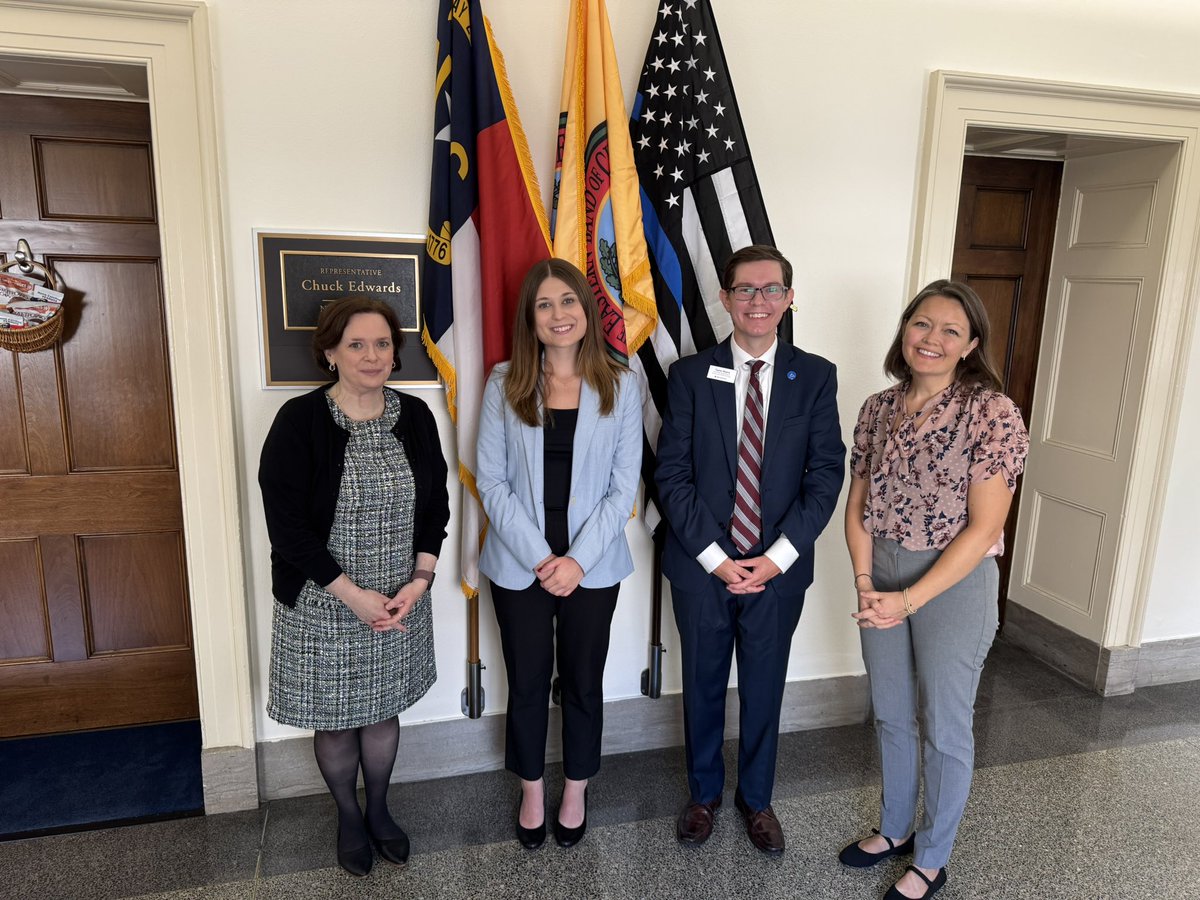 Team North Carolina has been busy this #CapitolHillDay - sharing the impact of <a href="/AmeriCorps/">AmeriCorps</a> programs like Teach for America &amp; <a href="/TheCorpsNetwork/">The Corps Network</a> with the offices of <a href="/SenTedBuddNC/">Senator Ted Budd</a> &amp; <a href="/RepChuckEdwards/">Congressman Chuck Edwards</a>. #Stand4Service