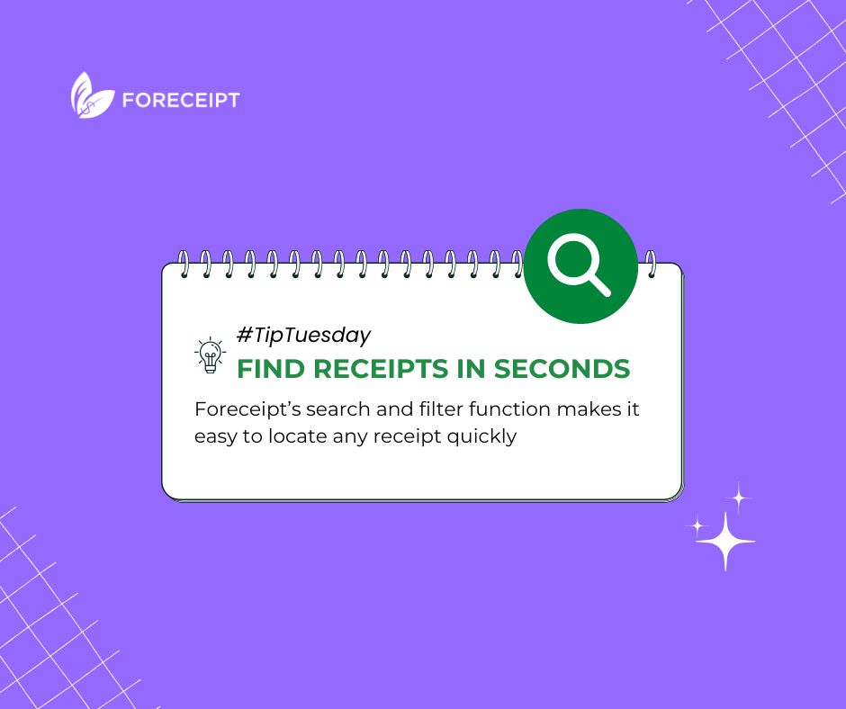foreceipt's tweet photo. Find Receipts in Seconds: Can’t find that lunch receipt from March? Foreceipt’s search and filter function makes it easy to locate any receipt quickly.

Learn more: https://t.co/adW3SPwXAi

#TaxTracking #SmallBusinessCanada #ReceiptManagement #CanadianSmallBusines https://t.co/4s5PoqHSzm
