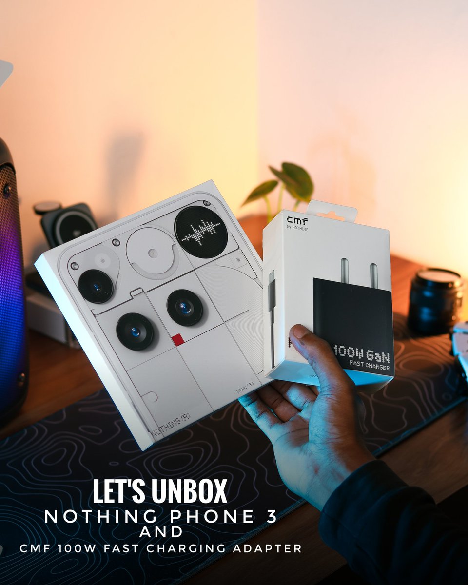 its_sa_nam's tweet photo. Unboxing the Nothing Phone (3) alongside the CMF 100W charger.

Grateful to get the chance. Special thanks to @Technerd_9

Check out 👉 for full unboxing https://t.co/MqJKgnnlC0 
#withnothing https://t.co/WkOzH8ax9B
