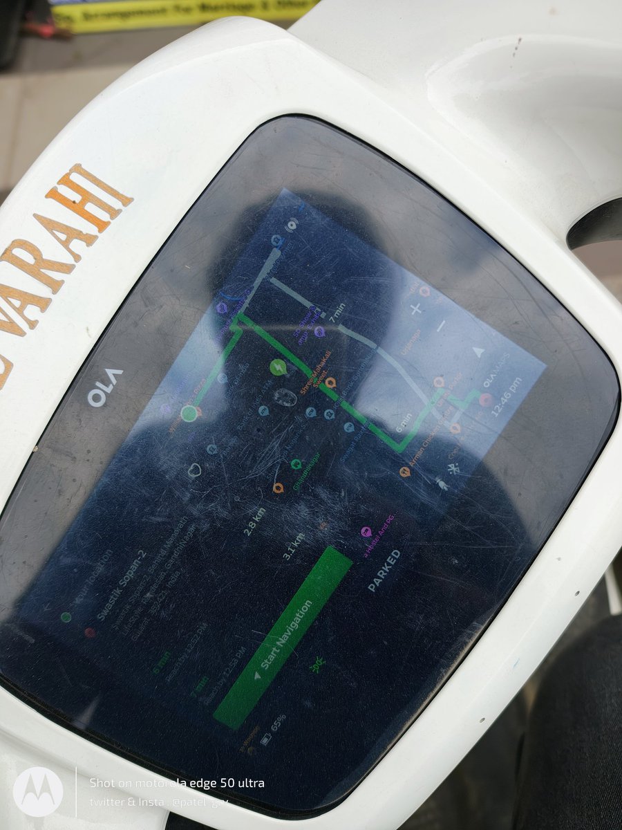 patel_grv's tweet image. The map interface is really helpful and works perfectly,

Searching &amp;amp; Sending location to scooter is too convenient 
#TestingByGaurav