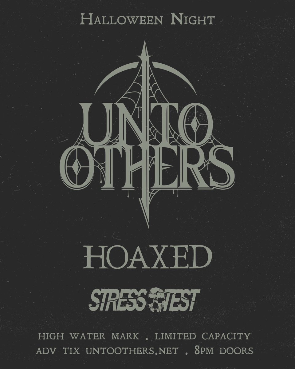 Tickets for our Halloween show with Hoaxed and Stress Test are on sale now. 

HERE: treetix.com/event?id=20433…

Listen: untoothers.net
Merch: lonefirrecords.com