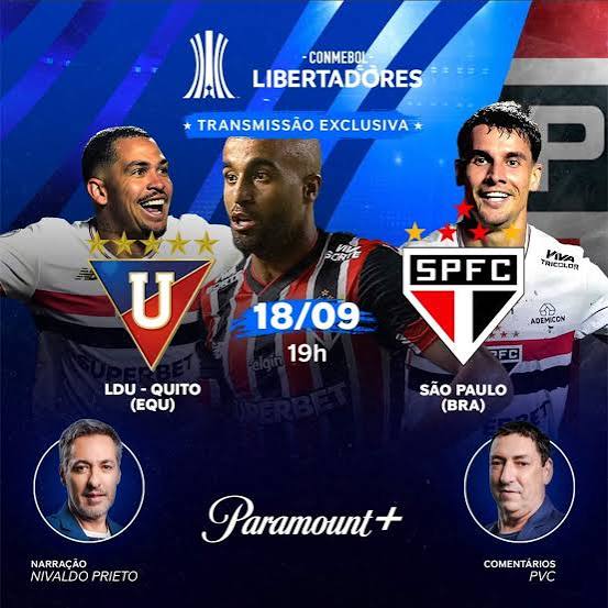 FC_PRIETO's tweet photo. Hoje tem narração do @nivaldoprieto e comentários do @PVC na #LibertadoresNoParamount https://t.co/zDx0djorP8