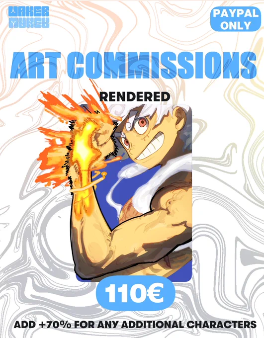 Taking 9 comms in this style only Hit my DMs or the form link in bio !