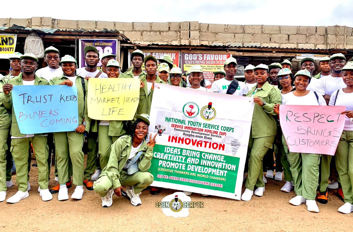 Service Innovation Pipeline CDS Sensitises Aiyegbaju Market Traders on Good Service Delivery

The Service Innovation Pipeline (SIP) Community Development Service (CDS) group of Osogbo Local Government carried out a sensitisation outreach at Aiyegbaju International Market on