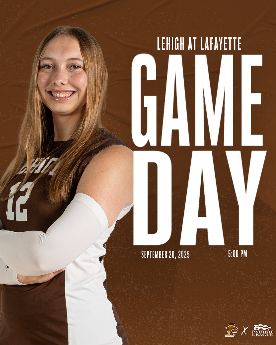 Rivalry Gameday 😤

🆚 Lafayette
📍 Easton, Pa.
⏰ 5:00 p.m.
📊 bit.ly/3K2vplh
📺 bit.ly/4pw2TZh

#GoLehigh