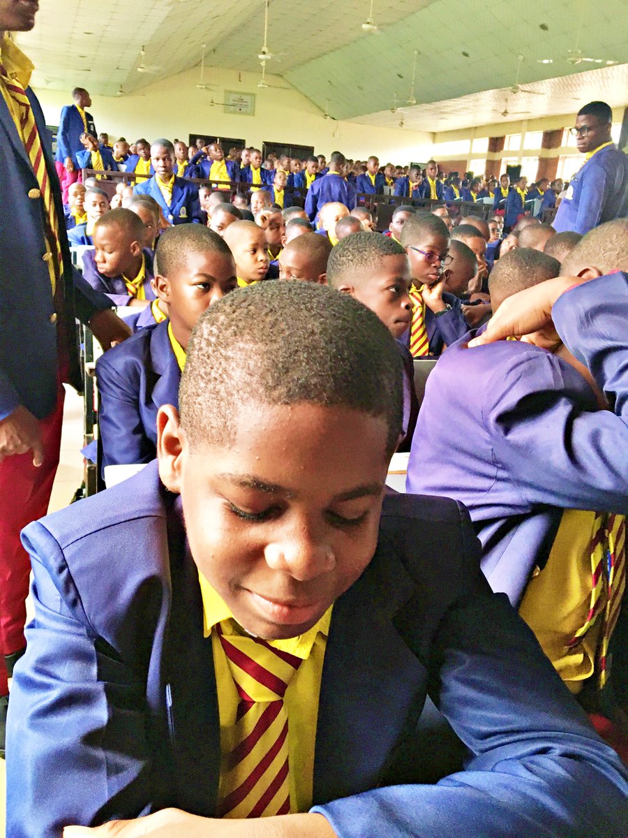 GrundtvigSchool's tweet photo. Today, our alumnus, Pastor Samuel Obiora (Class of 2010), returned to Grundtvig with an unforgettable gift. He blessed 10 of his former teachers still serving at the school with ₦500,000 each (totalling ₦5million) while officiating at our Dedication Service. We are so grateful! https://t.co/WKfaezypO1