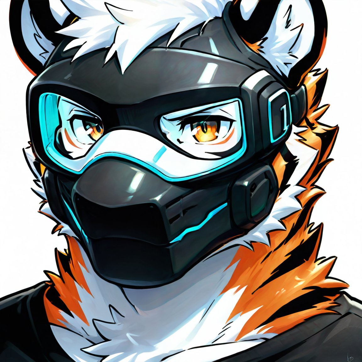 想修一下 iRO 戴的 VR 眼鏡/防風鏡，卻發現這個模型對配件類特別有想法

最後一張甚至可以發展出另一個世界觀和故事？

#AIart
#furry #furryartwork