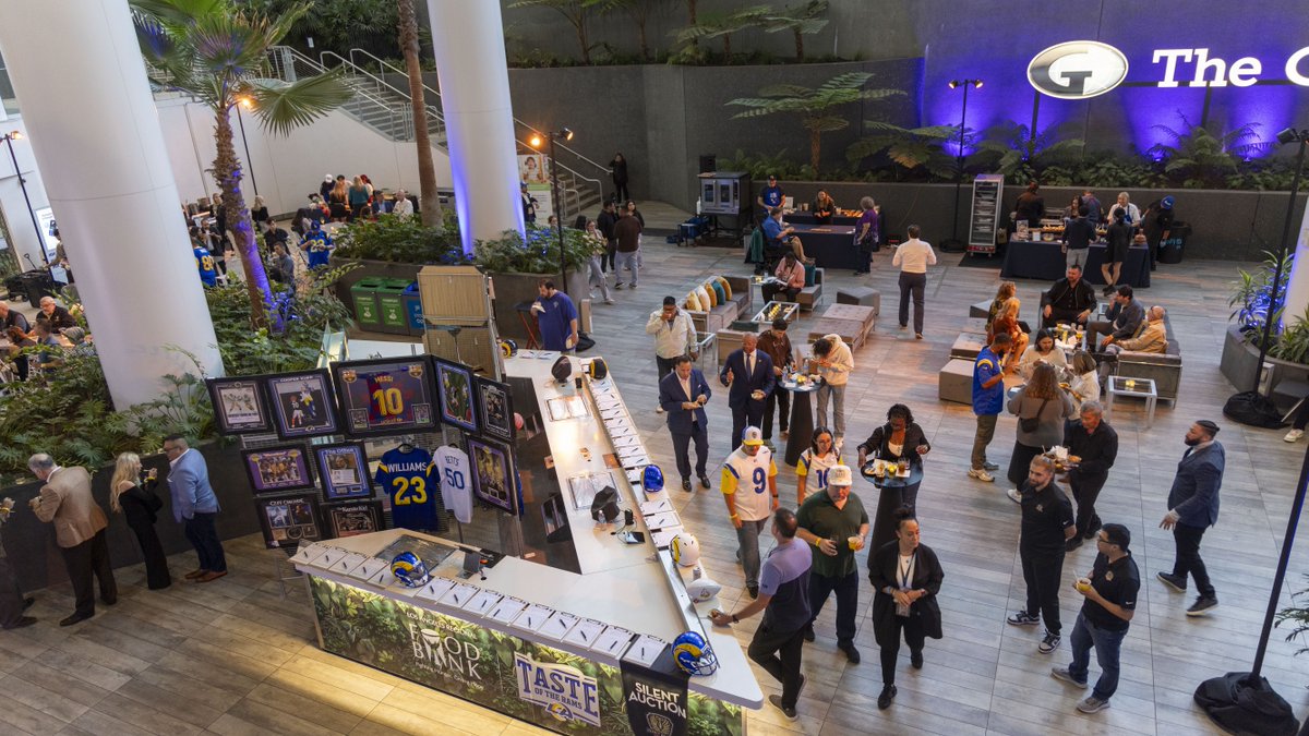 🏈✨ Join us for the 10th Annual Taste of the Rams on Nov 3 <a href="/SoFi/">SoFi</a>! 

Presented by <a href="/donleefarms/">Don Lee Farms</a> + <a href="/BankofAmerica/">Bank of America</a>, this event brings together <a href="/RamsNFL/">Los Angeles Rams</a> players, top chefs, and hunger relief advocates to benefit the <a href="/LAFoodBank/">LA Regional Food Bank</a>.

🎟️ Tickets: LAFoodBank.org/rams

#TasteOfTheRams