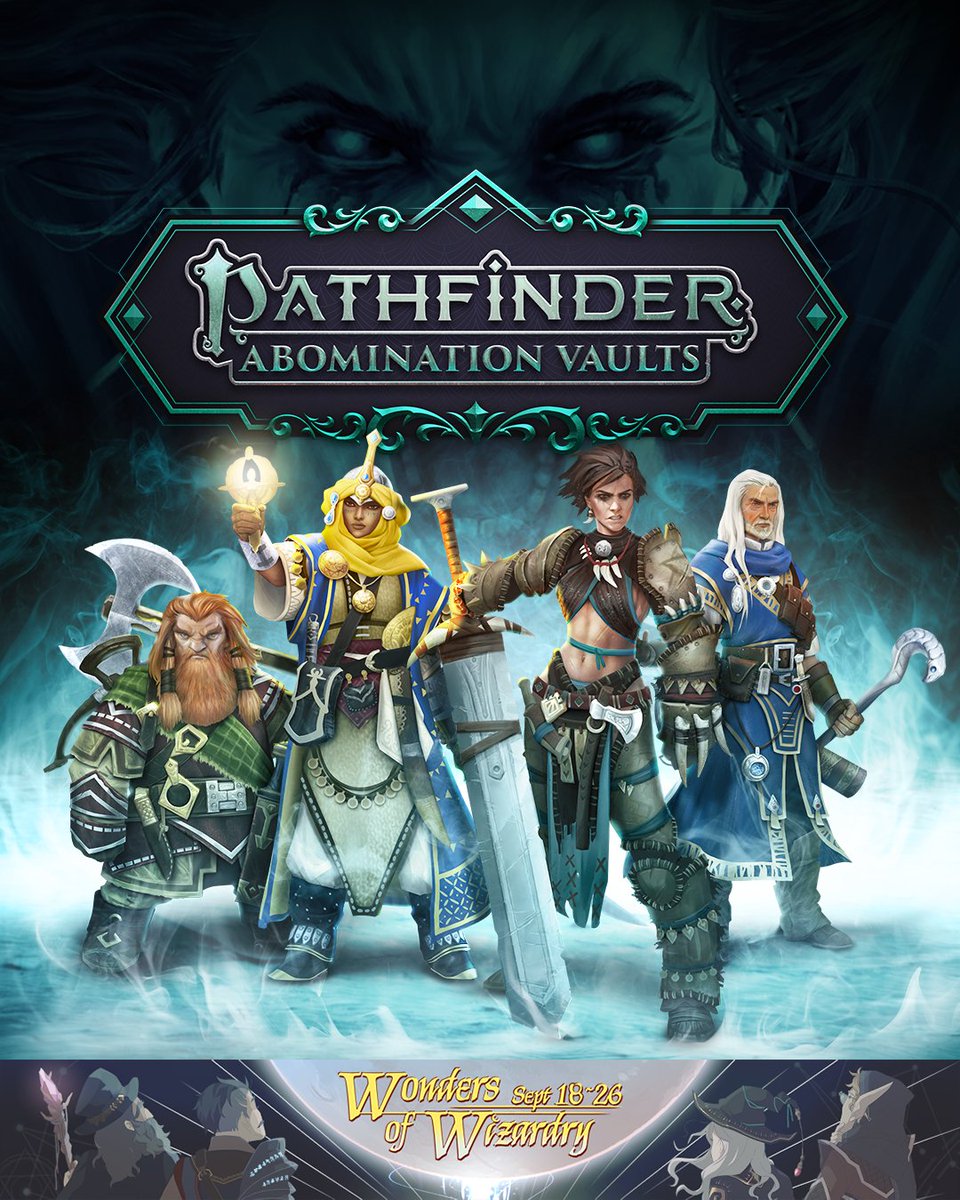 Pathfinder_AV's tweet photo. Pathfinders, it's time to prepare those spells! 🧙 

We're excited to share that we're part of the Wonders of Wizardry event. Make your way over to the Steam event to find all things magic 🪄 https://t.co/D6DMRiwXEB https://t.co/kHjWgtmegU